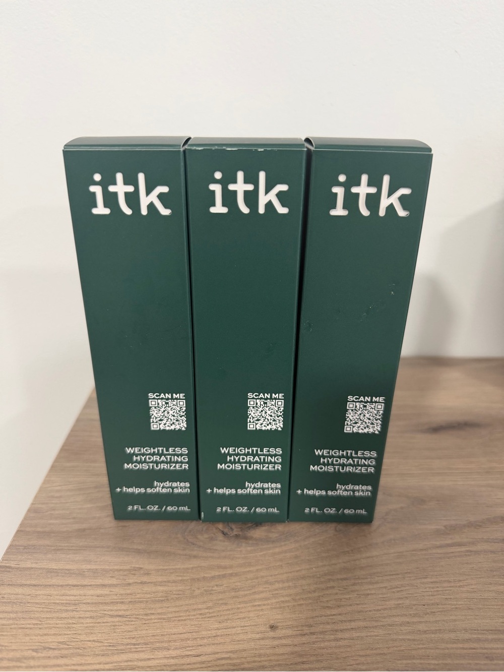Itk Weightless Hydrating Moisturizer — Deep Green 3 pack